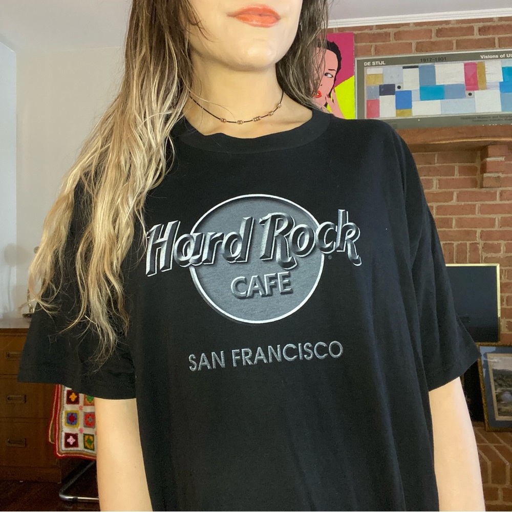 Vintage 90s Deadstock San Francisco California Hard Rock Cafe Tee Oversi…